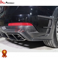 Mansory Style Dry Carbon Fiber Rear Diffuser For Maserati Levante 2016-2018