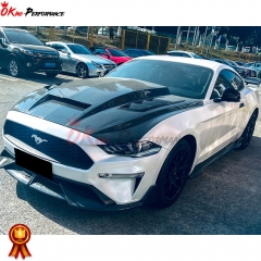 TF Style Carbon Fiber Hood For Ford Mustang 2015-2017