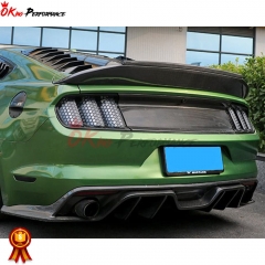 Carbon Fiber Rear Trunk Blate Cover For Mustang 2015-2017