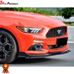 CMST V2 Style Carbon Fiber Front Lip For Ford Mustang 2015-2017