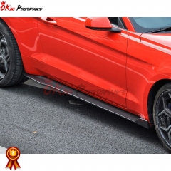 CMST V2 Style Carbon Fiber Side Skirt For Ford Mustang 2015-2017