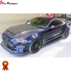 CVN Style Carbon Fiber Hood For Ford Mustang 2015-2017