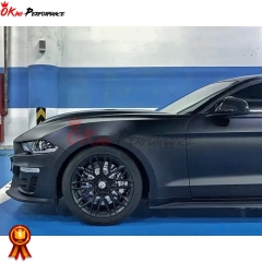 Super Snake Style Carbon Fiber Hood For Ford Mustang 2018-2023