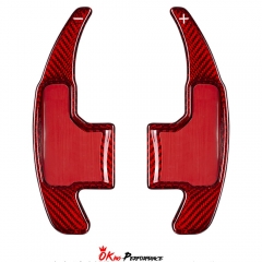Red Carbon FIber Shift Paddle For Mustang 2015-2017