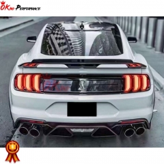 GT500 Style Carbon Fiber Trunk Spoiler For Ford Mustang 2015-2017