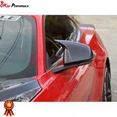 AN Style Carbon Fiber Mirror Cover (US VERSION) For Ford Mustang 2015-2017