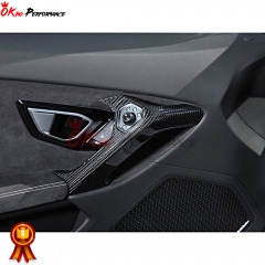 DHD Dry Carbon Fiber Door Handel Caps For Lamborghini Huracan LP610-4 LP580 2014-2018