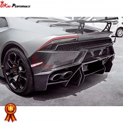 Vorsteiner Style Half Dry Carbon Fiber Rear Bumper For Lamborghini Huracan LP610-4 2014-2018