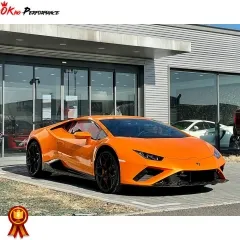 Novitec Style Dry Carbon Fiber Front Lip Spoiler For Lamborghini Huracan EVO RWD 2019-2020