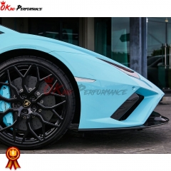 Novitec Style Dry Carbon Fiber Side Flaps For Lamborghini Huracan EVO RWD 2019-2020