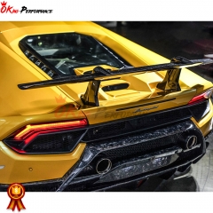 Performance Style Dry Forged Carbon Fiber Rear Spoiler For Lamborghini Huracan LP610-4 LP580 2014-2018