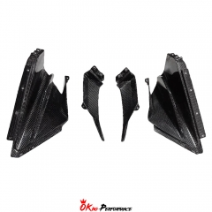 OEM Type Dry Carbon Fiber Side Skirt Air Intake For Lamborghini Huracan EVO Spyder 2019-2020
