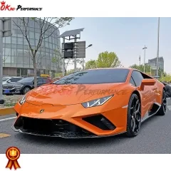 Novitec Style Dry Carbon Fiber Front Lip Spoiler For Lamborghini Huracan EVO RWD 2019-2020