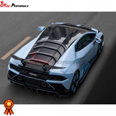 EVO RWD Style Dry Carbon Fiber With Portion Primer Rear Bumper For Lamborghini Huracan 2014-2017