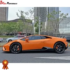 Novitec Style Dry Carbon Fiber Front Lip Spoiler For Lamborghini Huracan EVO RWD 2019-2020