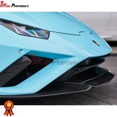 Novitec Style Dry Carbon Fiber Side Flaps For Lamborghini Huracan EVO RWD 2019-2020