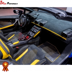 Dry Forged Carbon Fiber AC Cover For Lamborghini Huracan LP610 LHD 2014-2018
