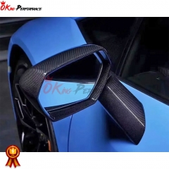 Dry Carbon Fiber Side Mirror Cover For Lamborghini Huracan