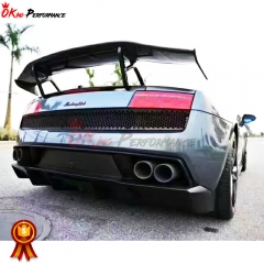 GT Style Carbon Fiber Spoiler For Lamborghini Gallardo LP550 LP560 LP570 2008-2014