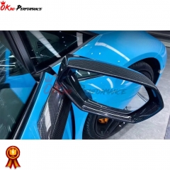 Dry Carbon Fiber Side Mirror Cover For Lamborghini Huracan