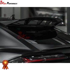 PD Style Dry Carbon Fiber Rear Diffuser Fins For Lamborghini URUS 2018-2021