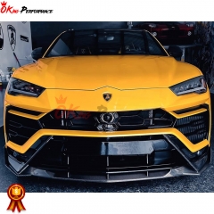 Vorsteiner Style Dry Carbon Fiber Front Lip For Lamborghini URUS 2018-2022