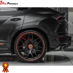 PD Style Dry Carbon Fiber Rear Diffuser Fins For Lamborghini URUS 2018-2021