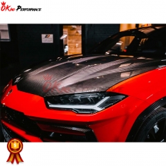 TopCar Style Dry Carbon Fiber Engine Hood For Lamborghini URUS 2018-2019