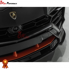 PD Style Dry Carbon Fiber Front Lip For Lamborghini URUS 2018-2021