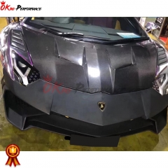 OKING Style Dry Carbon Fiber Hood For Lamborghini Aventador LP700-4 LP720 LP750 2011-2015