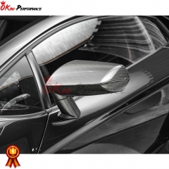 Dry Carbon Fiber Mirror Caps (replacement) For Lamborghini Aventador LP700-4 LP720 LP750 2011-2015