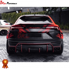 Vorsteiner Style Dry Carbon Fiber Rear Diffuser For Lamborghini URUS 2018-2021
