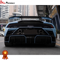 Paktechz Dry Carbon Fiber Rear Diffuser For Lamborghini Huracan EVO