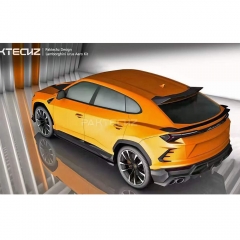 Paktechz Style Dry Carbon Fiber Side Skirt For Lamborghini URUS 2018-2023