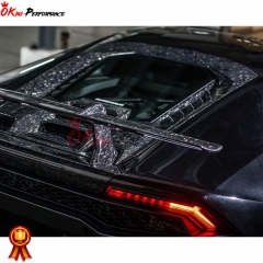 Performance Style Forged Dry Carbon Fiber Rear Engine Cover For Lamborghini Huracan LP610-4 LP580 2014-2016