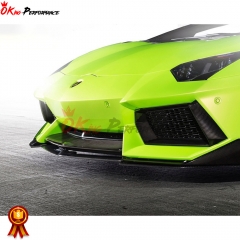 H-Vorsteiner Style Carbon Fiber Front Lip For Aventador LP700-4 LP720 LP750 2011-2015