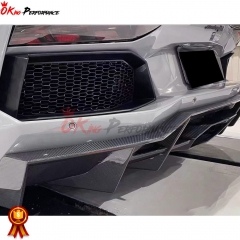 Mansory Style Carbon Fiber Rear Diffuser For Lamborghini Aventador