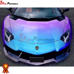 PUR Style Carbon Fiber Front Lip For Lamborghini Aventador