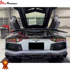 Mansory Style Carbon Fiber Rear Diffuser For Lamborghini Aventador