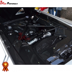 Dry Carbon Fiber Engine Bay Panel Set For Lamborghini Aventador LP700