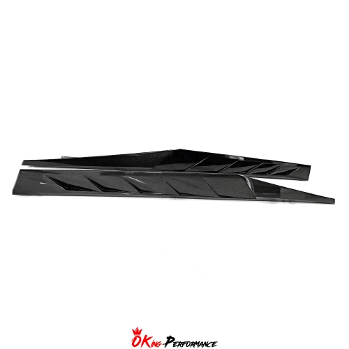 NOVIT Style Carbon Fiber Side Skirt For Aventador LP700-4 LP720 LP750 2011-2015