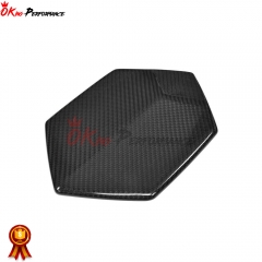 Dry Carbon Fiber Car Fuel Tank Cap Gas Cover For Lamborghini Aventador