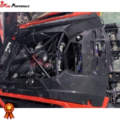 Dry Carbon Fiber Engine Bay For Lamborghini Aventador LP700-4 2011-2015