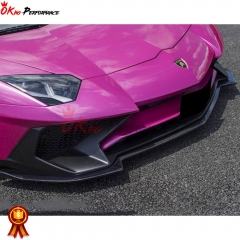 LB Style Carbon Fiber Front Lip For Lamborghini Aventador LP750