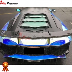 SV Style Dry Forged Carbon Fiber With Portion Primer Rear Bumper For Aventador LP700-4 LP720 LP750 2011-2015