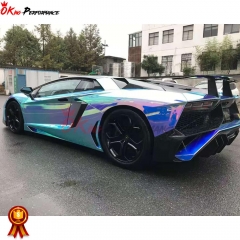 SV Style Dry Forged Carbon Fiber Rear Spoiler Without Base For Aventador LP700-4 LP720 LP750 2011-2015