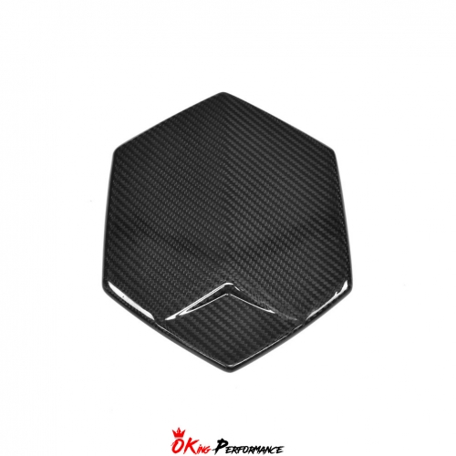 Dry Carbon Fiber Car Fuel Tank Cap Gas Cover For Lamborghini Aventador