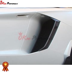 SV Style Dry Forged Carbon Fiber Side Scoop For Aventador LP700-4 LP720 LP750 2011-2015