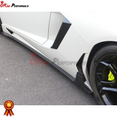 SV Style Dry Forged Carbon Fiber Side Scoop For Aventador LP700-4 LP720 LP750 2011-2015