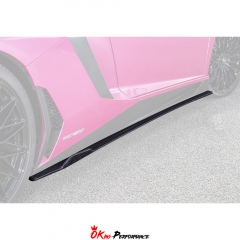 LB Style Carbon Fiber Side Skirt Under Board For Lamborghini Aventador LP750